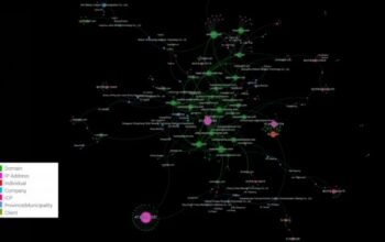 Visualisasi Komprehensif Ekosistem Domain dan Bisnis Tiongkok (Sumber: Graphika)