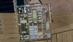 Penjara Shizuishan, Wilayah Otonomi Hui Ningxia, Tiongkok (Foto satelit Google Earth)