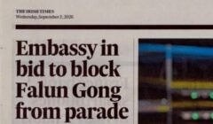 Sudut publikasi cetak The Irish Times pada 2 September 2026
